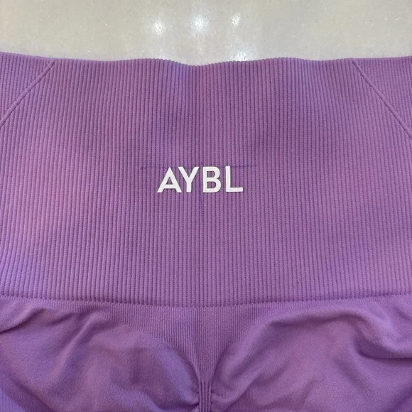 AYBL Lilac Athletic Bike Shorts - Picture 5 of 6